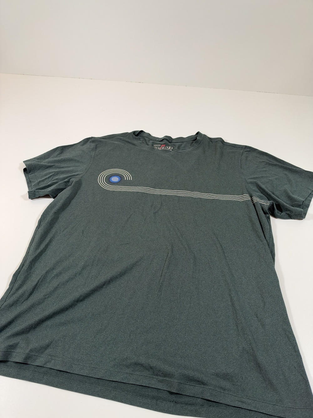 Marine Layer Shirt Mens Large Green Weekend Sport Graphic Crewneck Tee Tagless